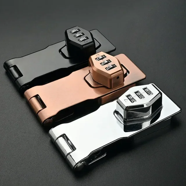 ประตูตู้รหัสผ่านล็อค Anti-Theft ลิ้นชักล็อคดิจิตอลรหัสล็อคตู้เก็บเอกสาร Locker เฟอร์นิเจอร์ฮาร์ดแวร์ 1