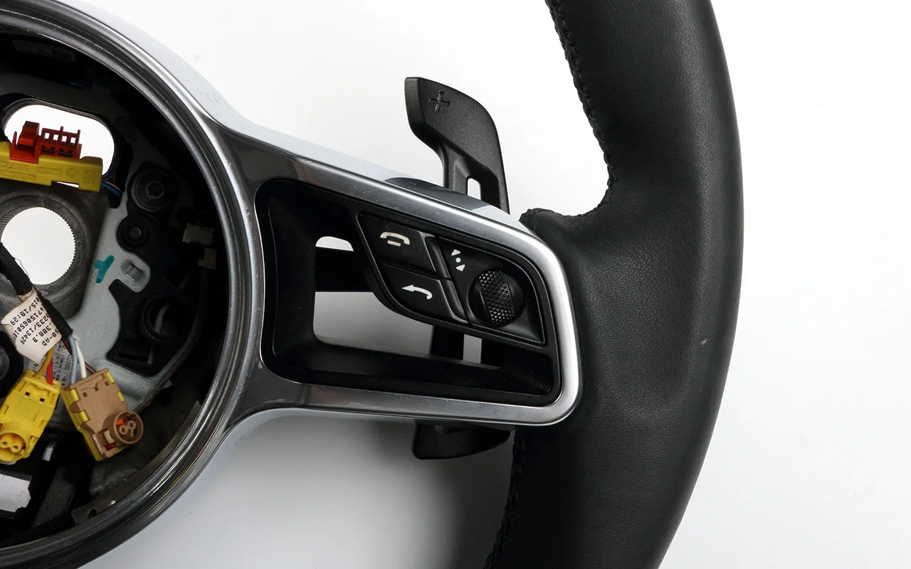 For Porsche GT3 RS GT2 Steering Wheel Magnetic Shift Paddles For Macan Cayenne 9