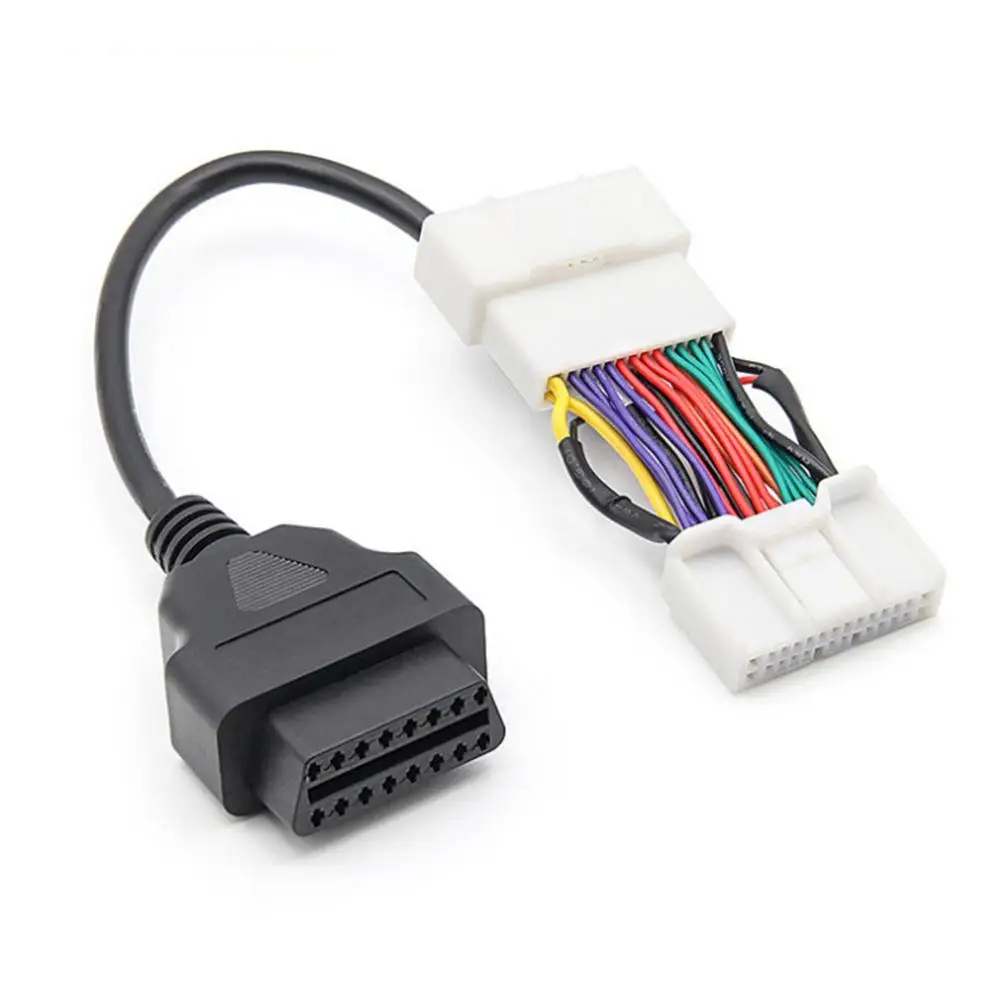 

Car Wiring Harness Obd Double Head Conversion Cable Auto Adapter Connector Cable Fault Diagnostic Tools