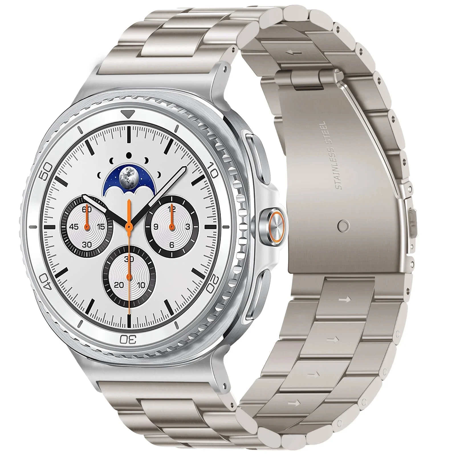 Luxury Stainless Steel Bracelet Band - Premium Metal Strap