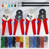 Tubular Terminal Crimping Pliers Tool Kit HSC8 6-4A 0.25-10mm2/6-6A 0.25-6mm2 High Precision Tool Ferrule  Electrician Clamp Set 1