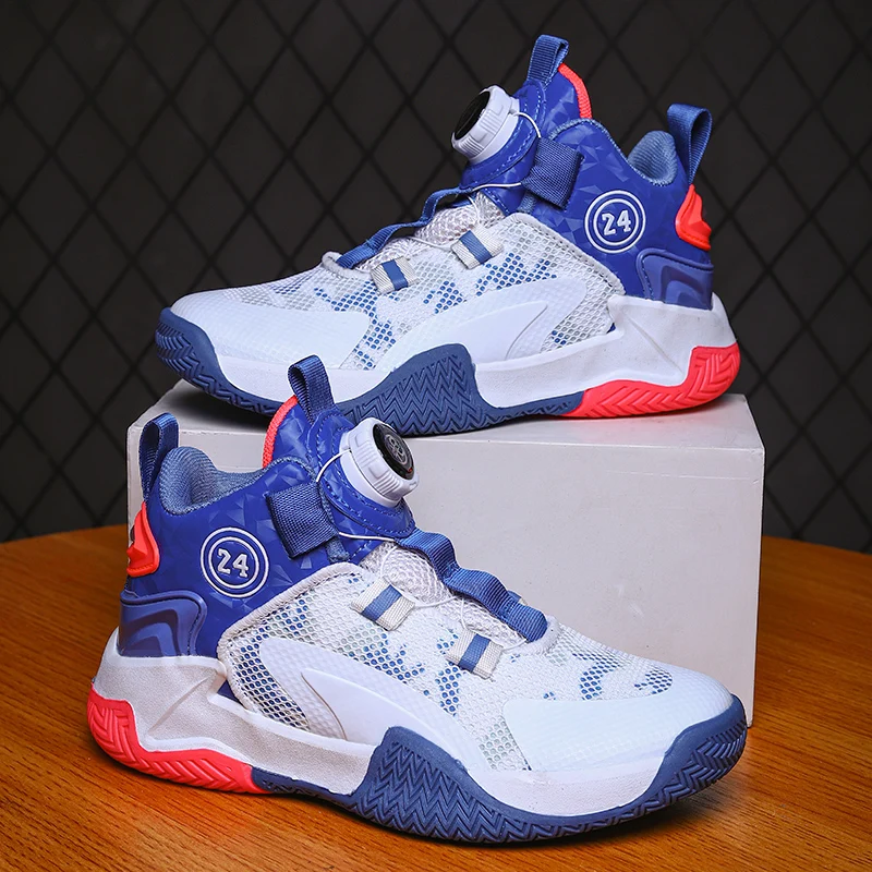 

Basketball Shoes Boys Running Sneakers Girls Outdoor Breathable Sports Training Shoes Children High Quality