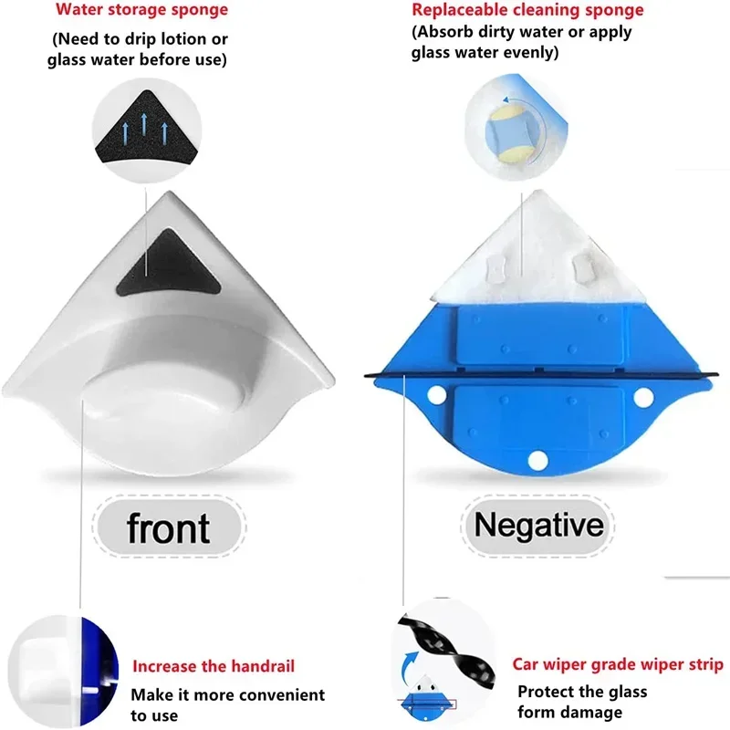 Magnetic Window Cleaner for Household Window Glass Cleaning