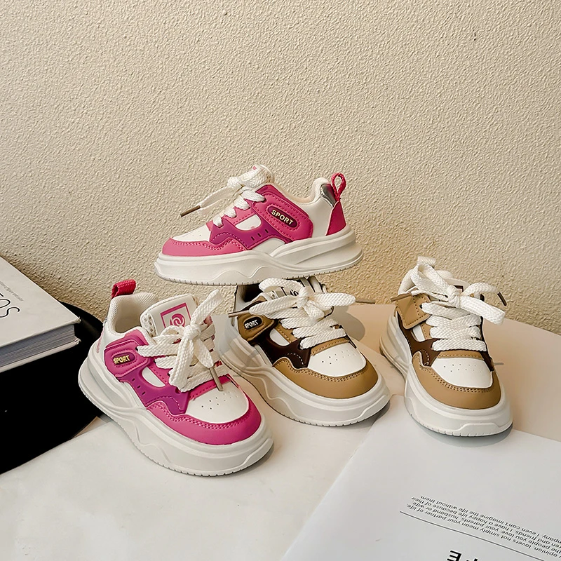 Soft Sole Kids Casual Platform Sneakers for Autumn