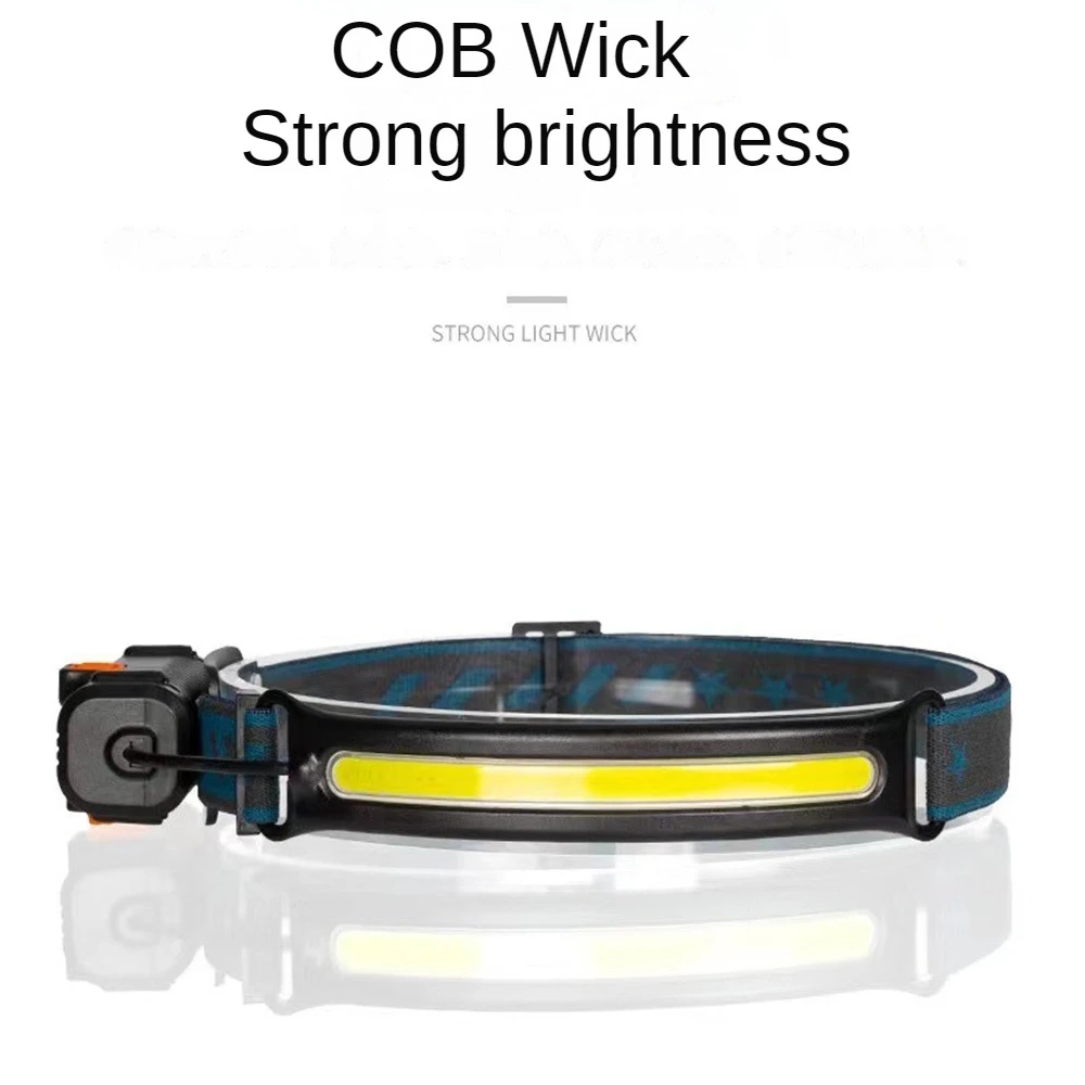 

Портативный фонарь с датчиком яркости, EPG/XPG + COB, 2000 мАч, 18650, USB, перезаряжаемый портативный фонарь, Рабочий фонарь