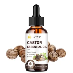 Nourishing Castor & Rosemary Oil for Face, Hair, and Nails - 60ml (60ml)