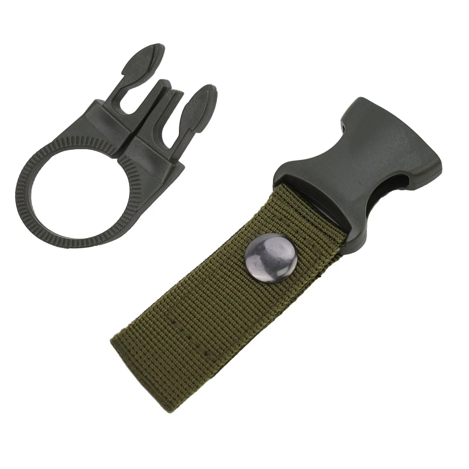 Neue Gurtband Schnalle Haken Wasser Flasche Halter Clip Outdoor Nylon Klettern Karabiner Gürtel Rucksack Aufhänger Camping Karabiner Gürtel Clip – Detail 13
