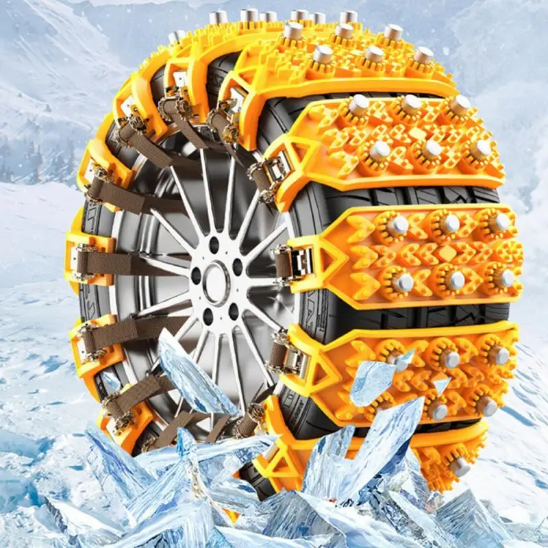 Rubber Anti-skid Chain No Need For Jack Car Tires Sediment Beef Tendon Snow Tires Cleaning And Maintenance Snow Chains Anti-skid - Image 6