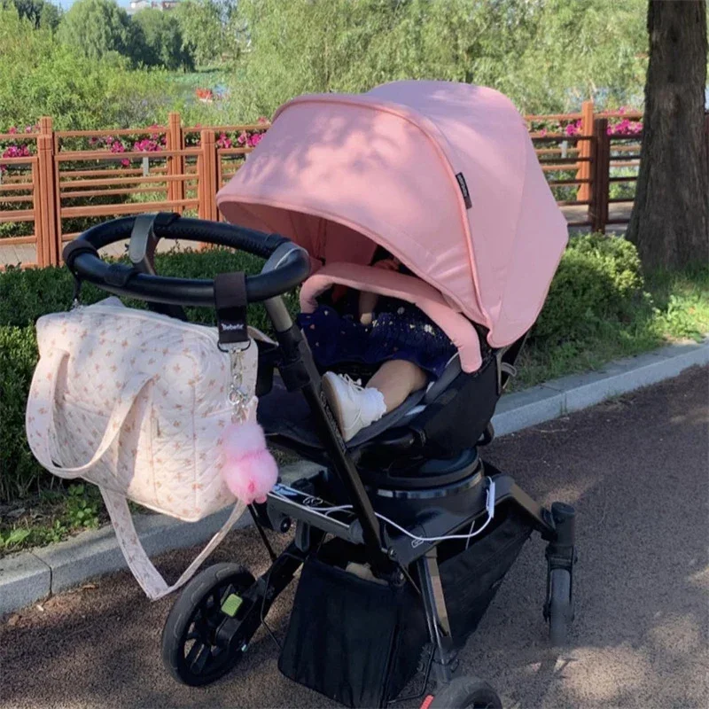 Cotton Quilted Floral Shoulder Bag for Women