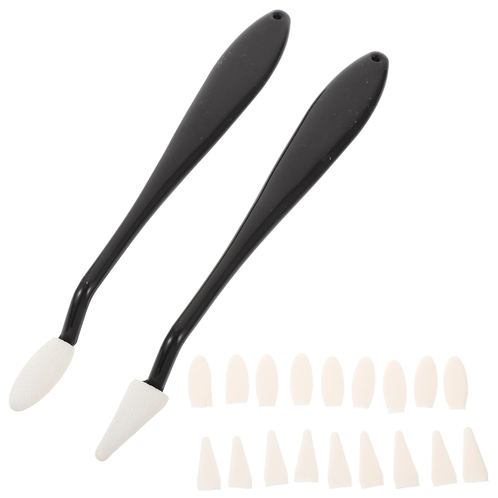 

Student Painting Tissue Eraser (black 2 Set [20 Replacement Heads Included]) Cotton Wiper Smudge Erase Wiper Tool