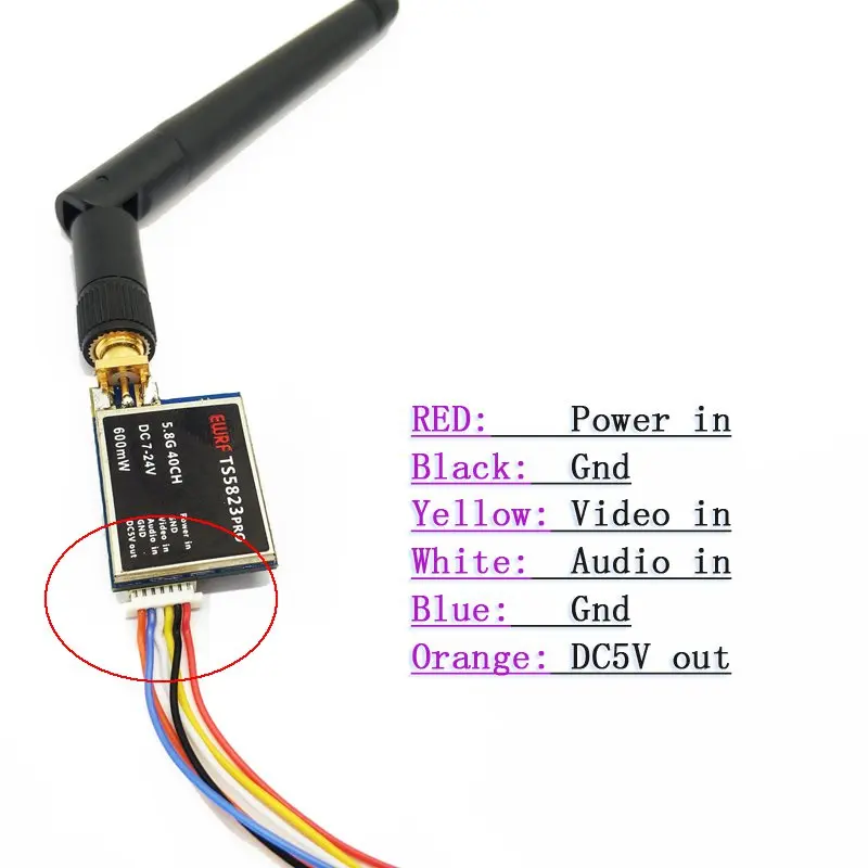 Upgraded EWRF TS5823Pro 5.8GHz 40CH 600mW FPV Transmitter VTX With CMOS 1200TVL Camera for RC Drone 14 S6e9e73f552494cb7804c881a92be05b0S Upgraded EWRF TS5823Pro 5.8GHz 40CH 600mW FPV Transmitter VTX With CMOS 1200TVL Camera for RC Drone