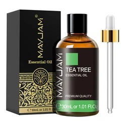 Aromatherapy Essential Oil Blend - Lavender, Vanilla, Jasmine, Eucalyptus, and Peppermint (30ml) - 30ml (Tea tree)