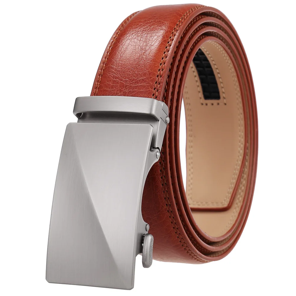 New Famous Brand Belt New Male Designer Automatic Buckle Leather Men Belt 3.5cm Luxury Belts For Men Ceinture Homme Men's Belts Type 10 120cm