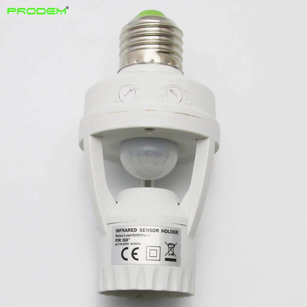 Facile Installazione Pir Motion Sensor Holder Lampada A Infrarossi Presa Di Base E27 Vite 5 Anni Di Garanzia 110-240V