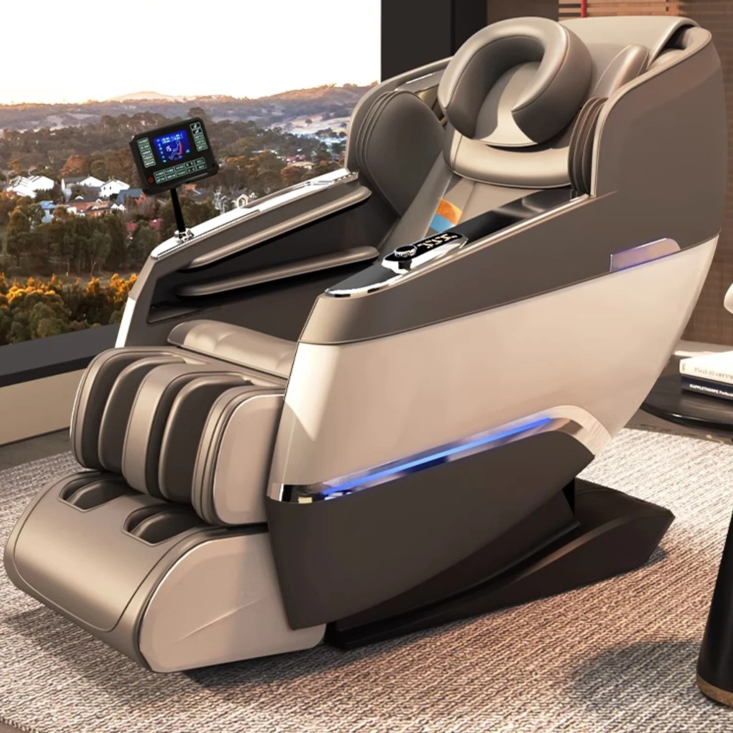 DAMEIDA Newest Full Body 4D Electric Luxury Massage Chair Deluxe Zero-gravty Massage Chair Sofa Home Office Furniture Recliner 3