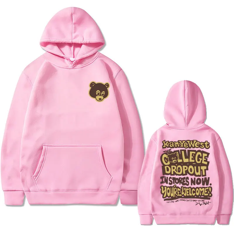 Sweat à Capuche Vintage Kanye West The College Dropout 2004 - Taille M - Occasion Très Bon état