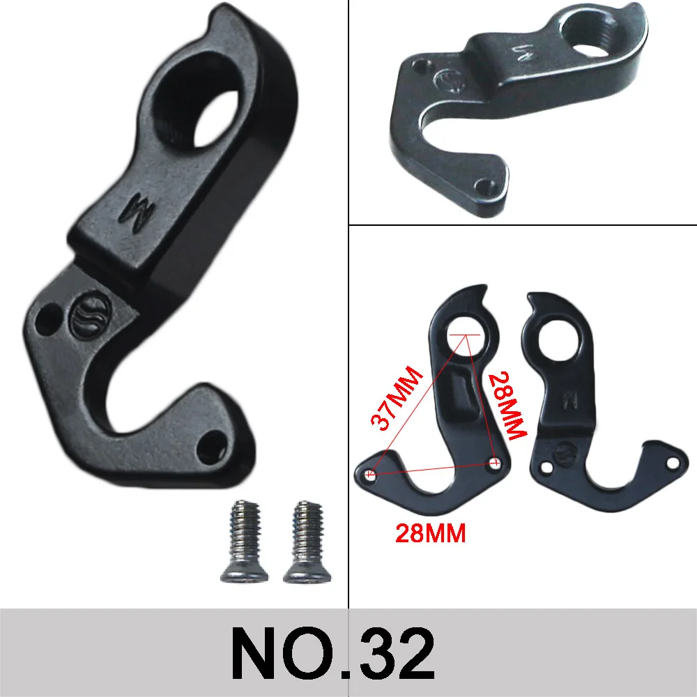 1pc mtb Fahrrad Schaltwerk Kleiderbügel Rennrad rahmen Hinterrad Mech Umwerfer Kleiderbügel Heck haken Ausfallende Konverter Adapter – Detail 13