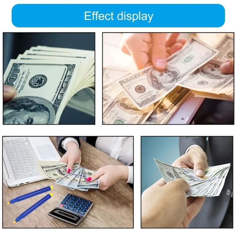 5/10Pcs Fake Money Checker Currency Detector Pen, Fake Money Detctor Marker Detector Markers