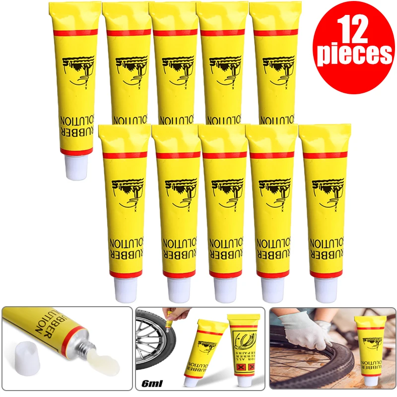 112pcs Tire Repairing Glues 6ml Motorcycle Bike Inner Tube Puncture