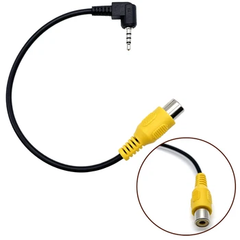 Cavo convertitore AV da RCA a 2.5mm per auto vista posteriore telecamera di parcheggio retromarcia cavo Video di navigazione per auto cavo di conversione per fotocamera GPS