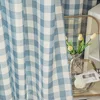1 PCS Modern Simple Big Plaid Blackout Curtains For Bedroom American Rural Home Living Room Study Semi-Blackout Window Drapes 2