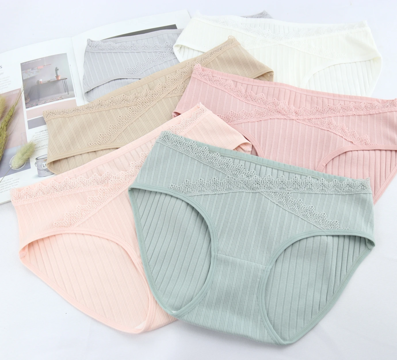 Low Waist Maternity Panties Pure Cotton Breathable Maternity Panties Women's Comfortable Maternity Seamless Panties