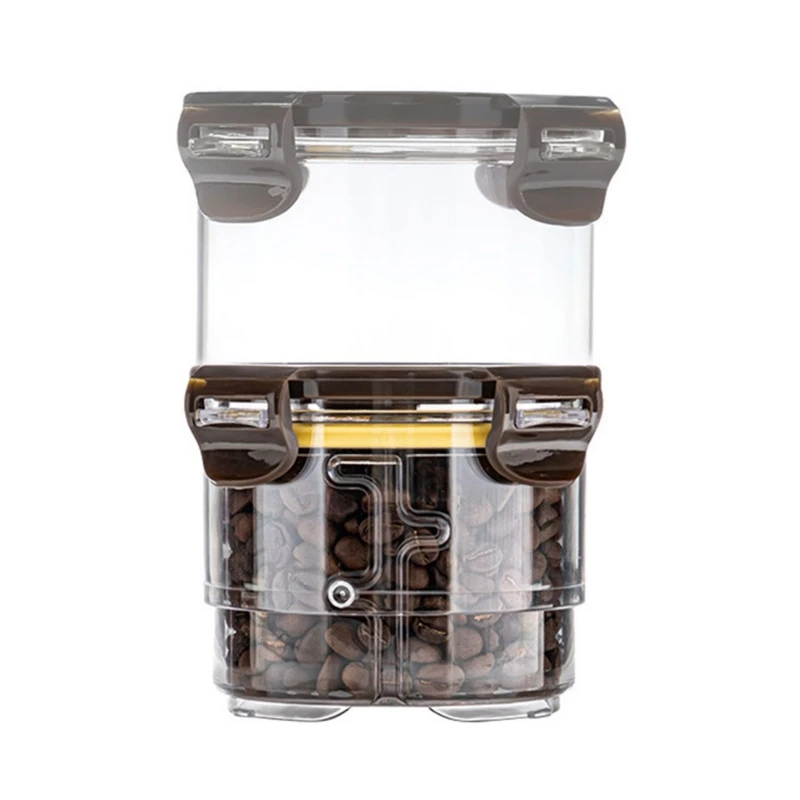 

Expandable Storage Container Air Tight Canister with Lid Coffee Vacuum Canister