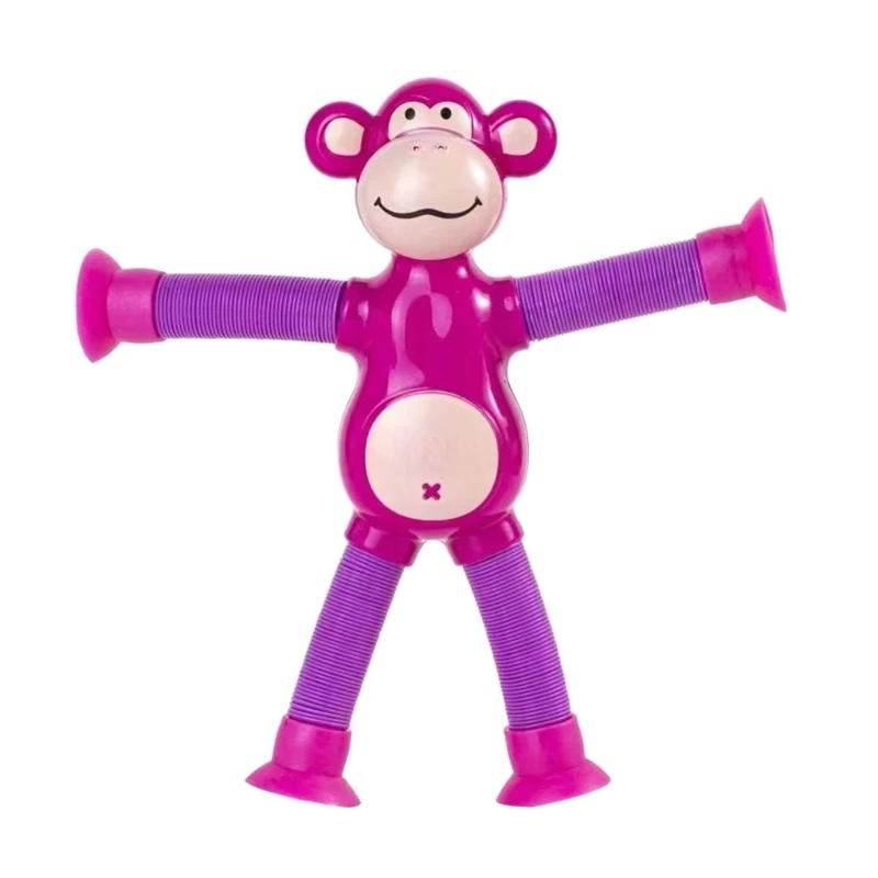 

N80C Telescopic Suction Cup Monkey Toy Cartoon Puzzle Suction Cup Parent-child Interactive Decompression Toy Stress Relief