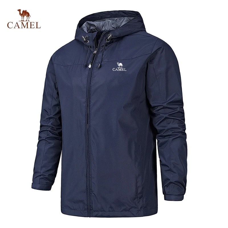 2024 CAMEL Hot Selling Men's Stormtrooper Waterproof Hooded Jacket, High Quality Outdoor Sports and Leisure Coat