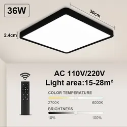 Elegant LED Chandelier with Remote - Controlled Dimmable Lighting (3000K)