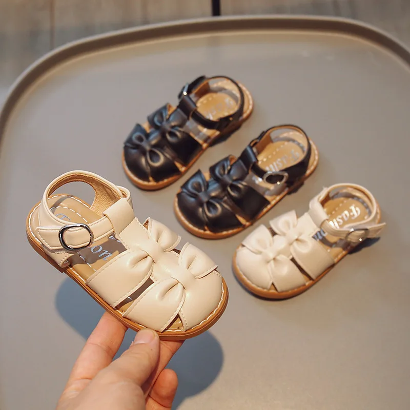

Детские сандалии для девочек 2024, летние модные плетеные сандалии на плоской подошве для малышей, Повседневная Детская уличная пляжная обувь с вырезами для мальчиков