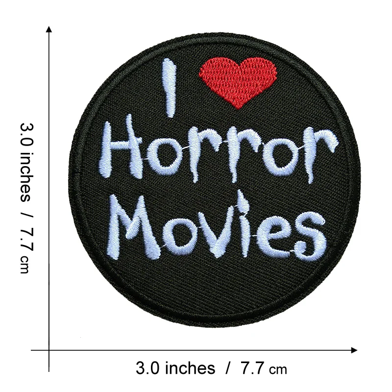Biohazard Symbol Horror Movie Embroidery Patch - Psycho Clown Halloween Clothing Accessory