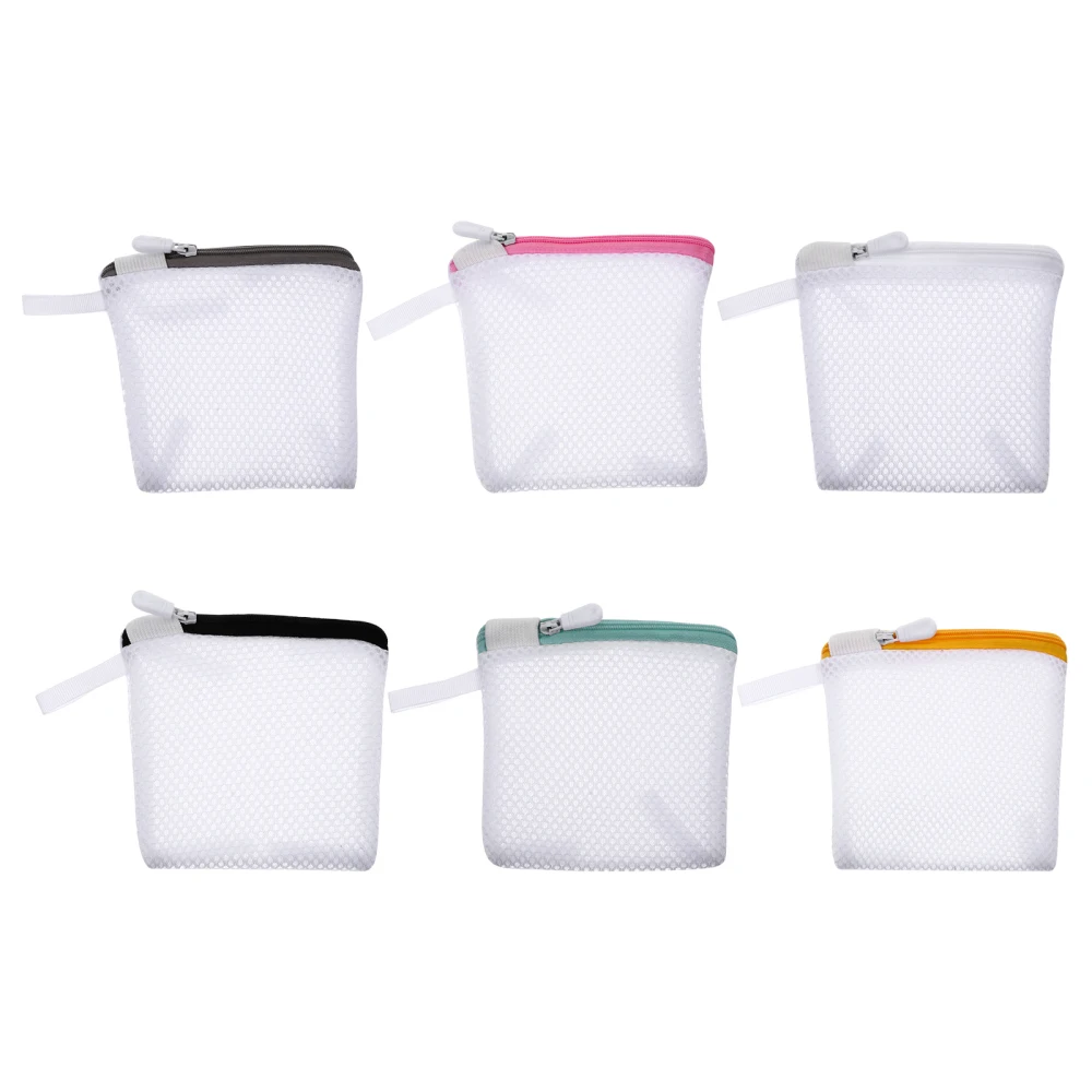 Description Picture 2 of item6pcs Foldable Portable Laundry Bags Travel Mini Mesh Bags Clothes Washing Net Storage Bags Pouches For Delicates Bras