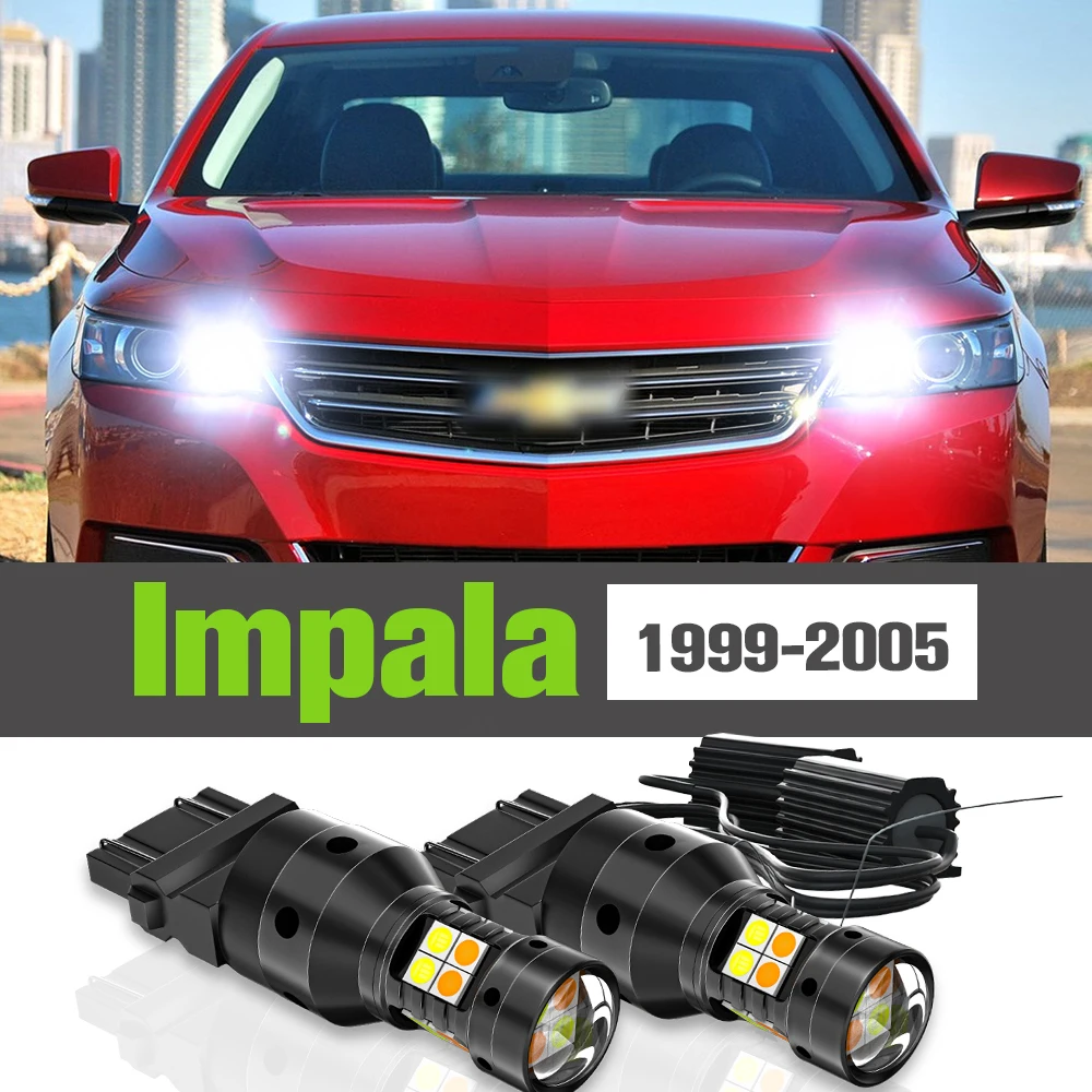 

2x LED Dual Mode Turn Signal+Parking Light Accessories Lamp For Chevrolet Impala 1999-2005 2000 2001 2002 2003 2004
