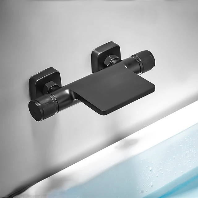 black faucet