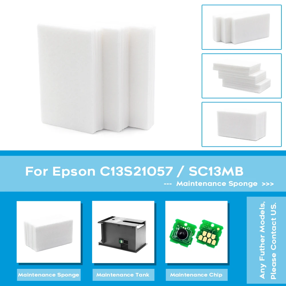 C13S210057 Maintenance Ink Tank Sponge & Chip for Epson SureColor T2170 T3170 T3170X T5170 T2100 T3100 T5100 F570 F571 Printer