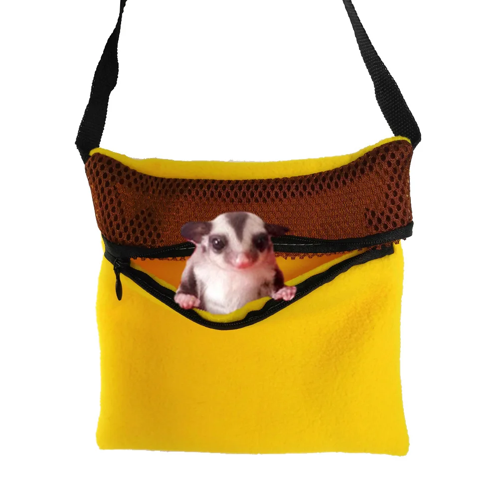 Outgoing Sleeping Bag Small Animal Carriers Rats Hamster Carrier Bag Travel Carry Pouch Breathable Handbag for Sugar Glider pet carrier pet sleeping bag