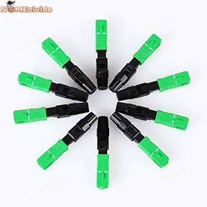 

High Quality SC APC Single Mode Fiber Optic Quick Fast Connector FTTH Cold Connector FTTH SC APC quick connector Fast Connector