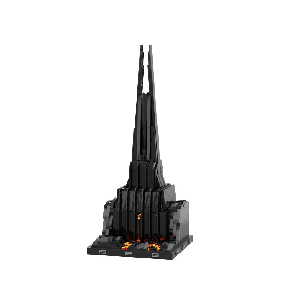 

Gobricks MOC Fortress Vader Bricks Movie Space Wars Model Building Block Set Educational Toys Gift (Architecture Collection)