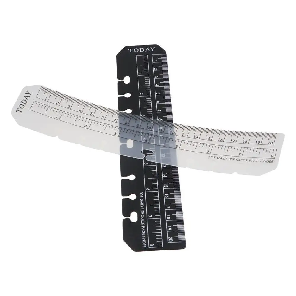 Measurement Index Ruler Separator Loose Leaf Notebook Bookmark Ruler Drafting Drawing A5 A6 A7 Bookmark Straight
