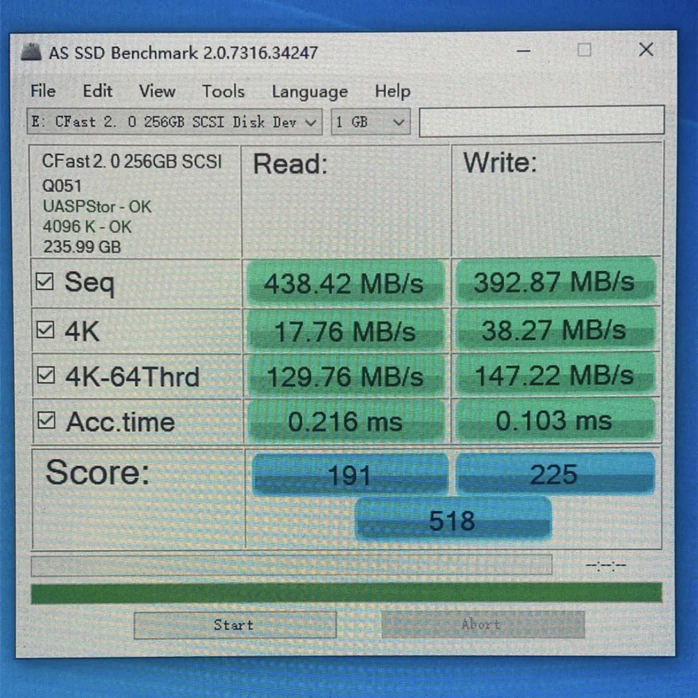 풀 HD 3D 4K 비디오 카메라용 오리지널 CFast 2.0 메모리 카드, 플래시 카드, MLC CFast 메모리 카드, 512GB, 256GB, 128GB, 64GB, 525 MB/s