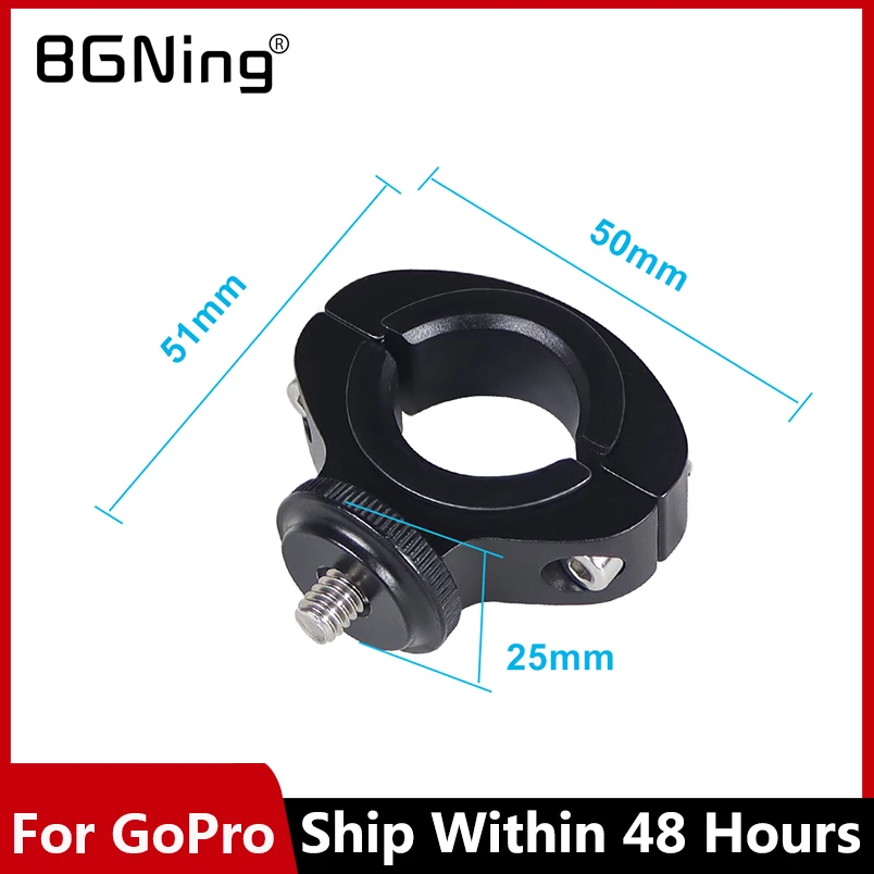 Aluminiumlegierung Fahrrad Lenkerhalterung für GoPro Hero 13 10 9 8 7 1/4 Schrauben Action Kamera Montage Stativ Kugelkopf Adapter
