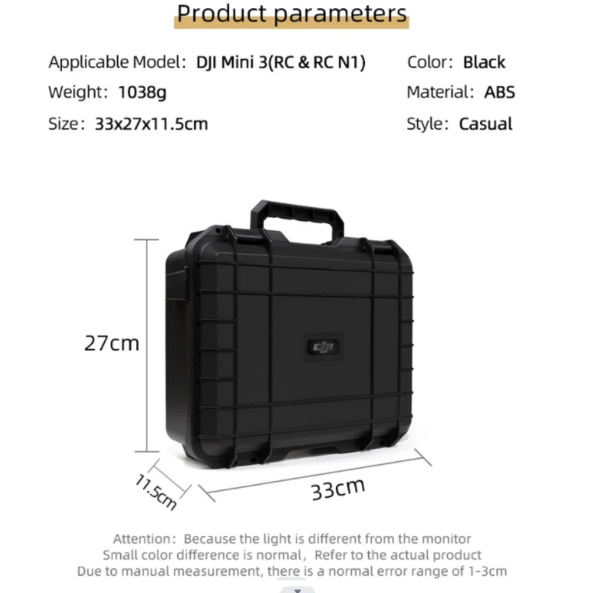 Waterproof Bag for Dji Mini 3 Pro CaseExplosion Proof Drone Hard Cases Carrying Handbag For Mini 3 Pro Accessories