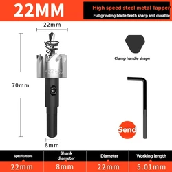 High - Speed Steel Drill Bit for Versatile Cutting Applications (22mm diameter)