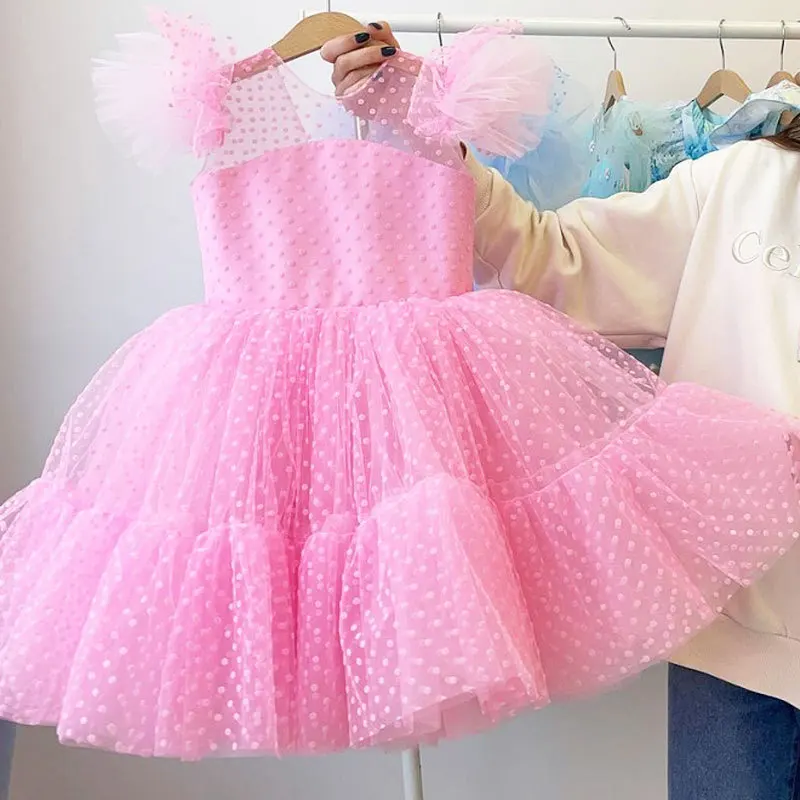 4-10 Yrs Fancy Baby Girls Dress New Year Party Evening Gowns Elegant Princess Dress Ball Gowns Wedding Kids Dresses For Girls, girls dress, maxi dress, princess costume