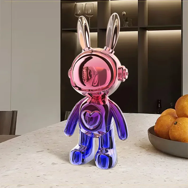 

Weiduo's Secret 30CM Love Rabbit Jewelry, Living Room Wine Cabinet Decoration, Deluxe Office Table Decoration and Decoration