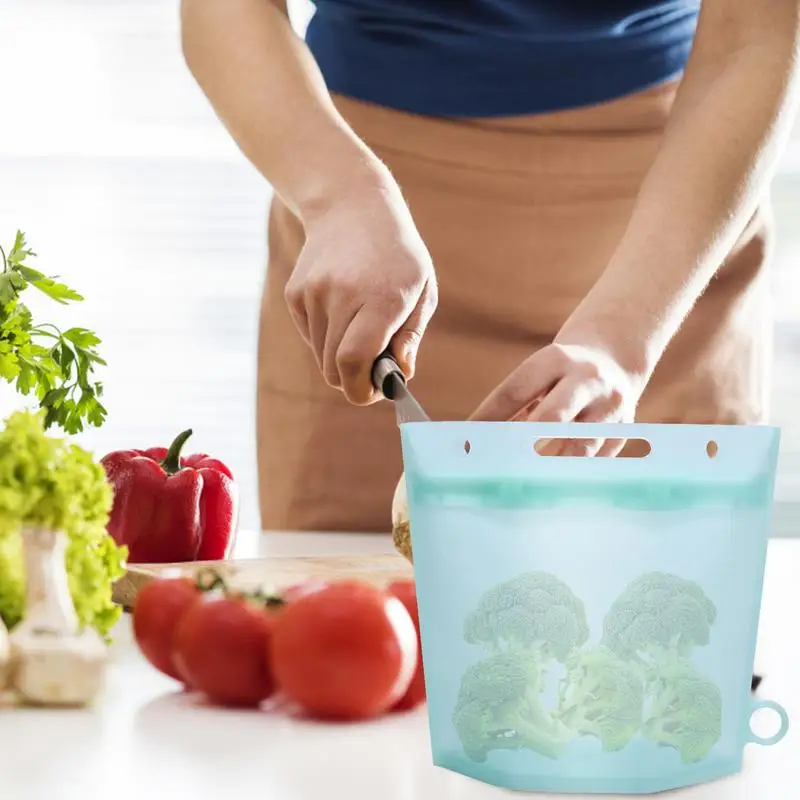 

Многоразовые Пакеты для морозильной камеры, пакет для сэндвичей, герметичный прозрачный самозакрывающийся пакет для хранения пищи для кухни, холодильника, фруктов, овощей