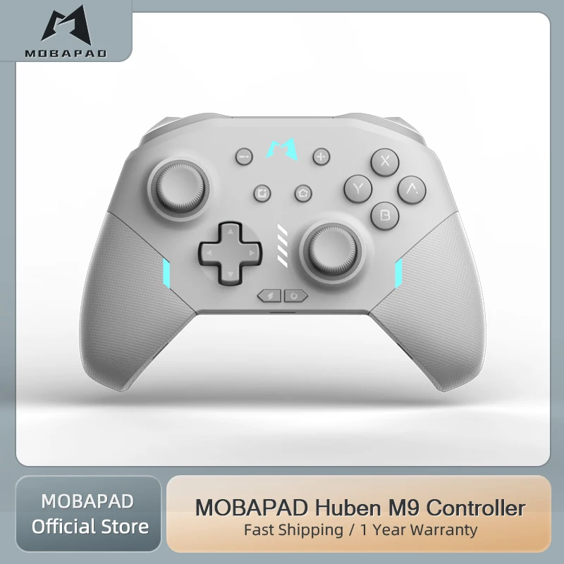 

MOBAPAD HUBEN M9 HD Bluetooth контроллер для Nintendo переключатель ПК Android iOS эффект Холла джойстики/Холла триггер геймпад