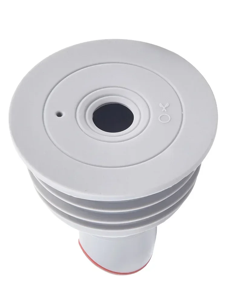 Kitchen Upgraded Silicone Drains Sewer Pipe Sealing Ring Anti-Odor Waterproof For 60-65mm Silicone Sealing Plug Bathroom Parts sewer seal ring drain sealing ring