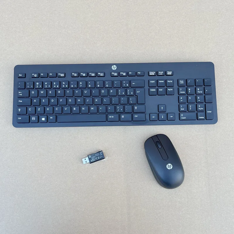 HP ワイヤレスキーボード Hp t6l04aa-ワイヤレスキーボードsk2064,マウスセット,アダプター